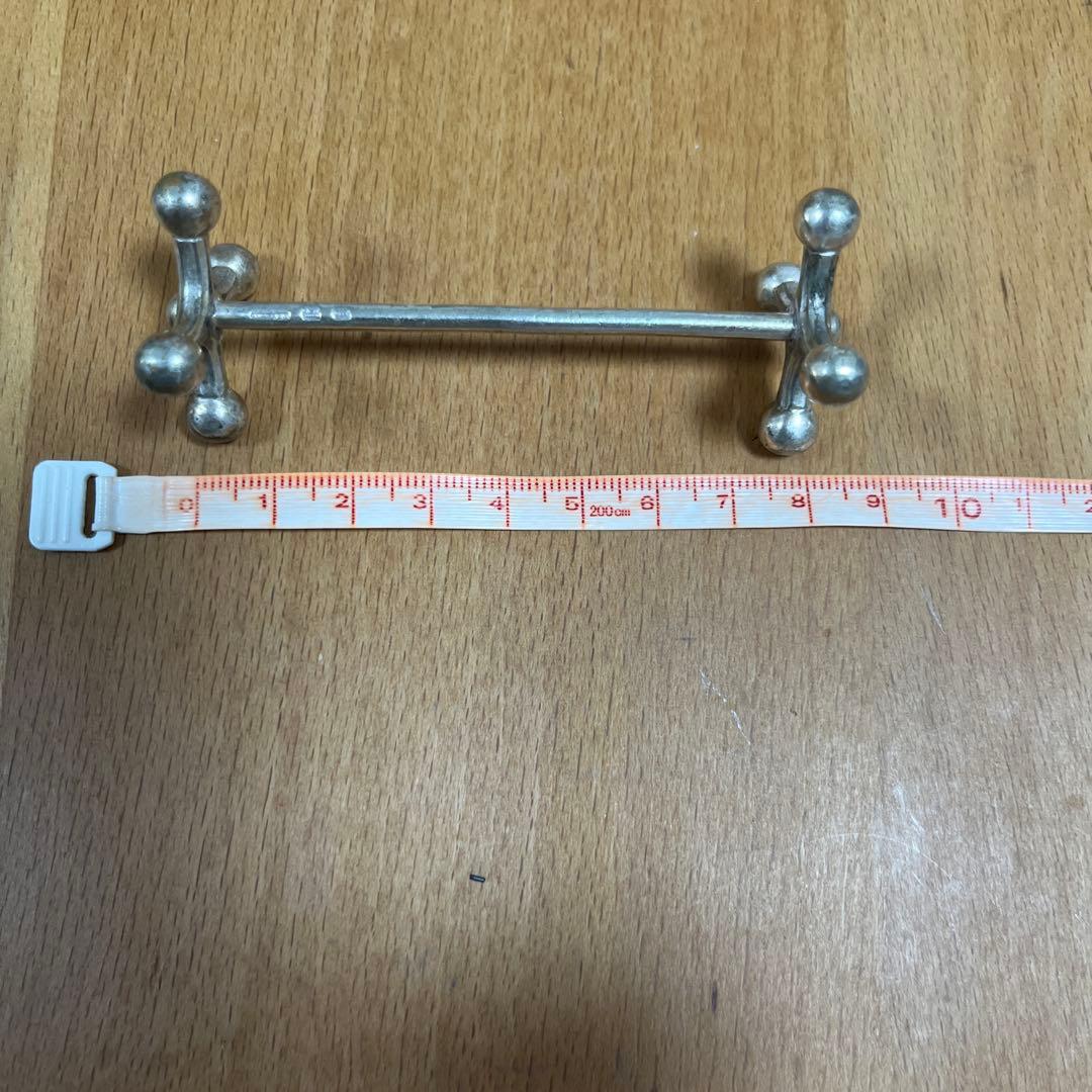 Halphen クリストフル　銀製骨型カトラリーレスト ナイフレスト