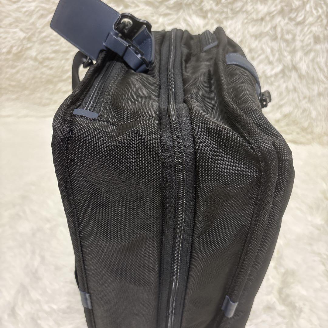 【希少美品】TUMI×EDIFICE 2WAYブリーフケース 廃盤　ネイビー