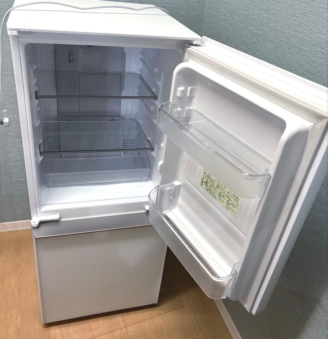 SHARP 冷蔵庫 SJ-GD14D-W 137L