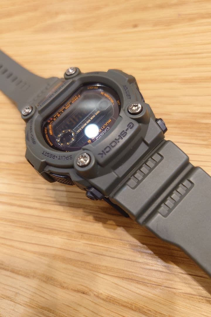 CASIO G-SHOCK ソーラー電波時計 GW-7900　アーミーグリーン