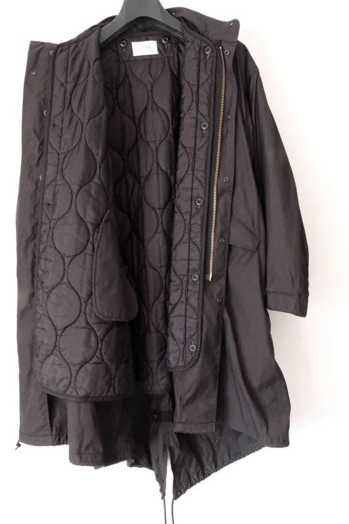 CIOTA シオタ ナイロンオックスM65 フィッシュテールパーカ　21AW