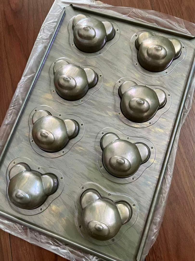 クマ型焼き菓子型 8個セット　cuoca千代田金属