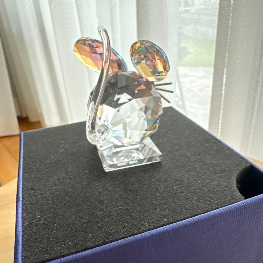 スワロフスキー 125周年記念マウス　2020年限定生産品　置物　ネズミ