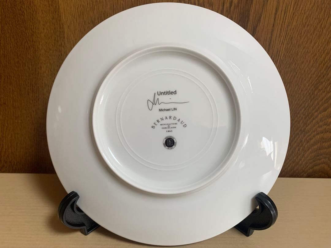BERNARDAUD / ベルナルド　150周年　マイケル•リン　プレート　４枚