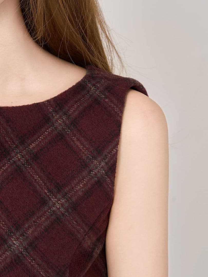 Darich/ダーリッチ/ミニワンピース/ボルドー/FL/新品未使用タグ付