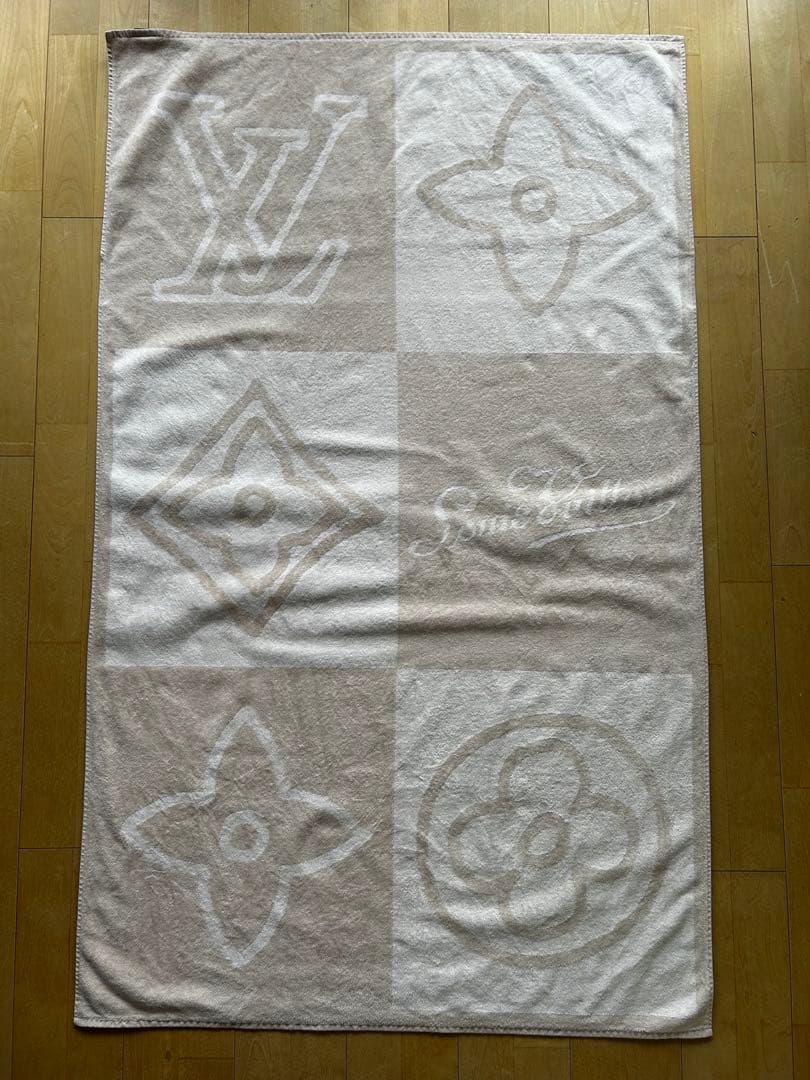 LOUIS VUITTON ビーチタオル　ブランケット　タイシェンヌ　ベージュ
