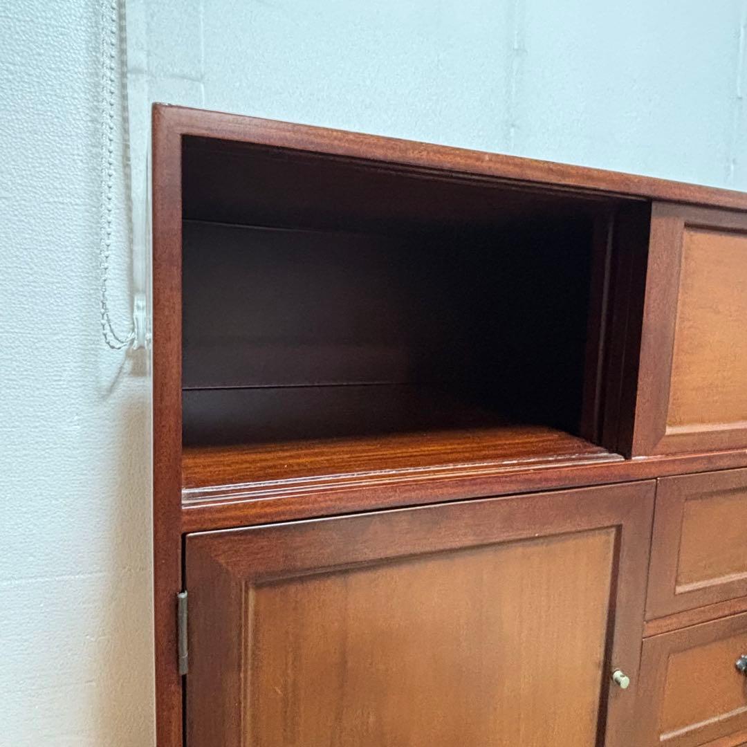 和風　箪笥　昭和レトロ　飾り棚　アンティーク　木製タンス　収納　引き出し