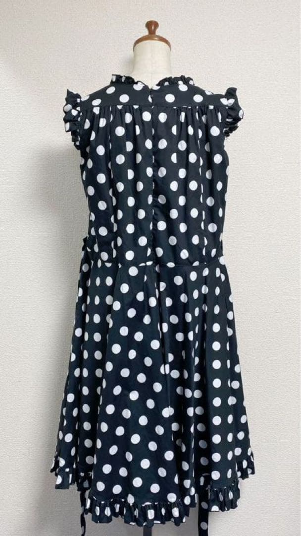 Physical Drop 水玉サーキュラーOP 黒