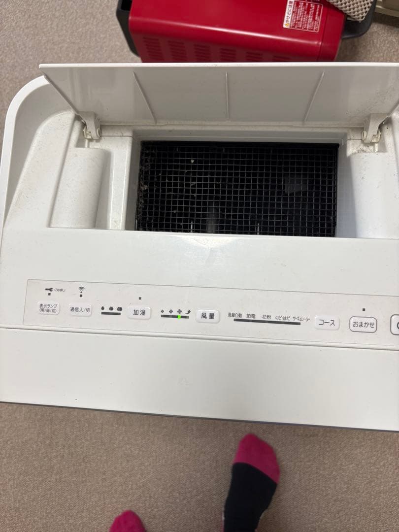 空気清浄機加湿機能付き