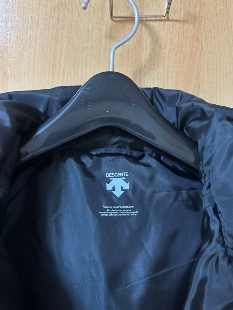 美品 ロング ダウン 黒 ブラック ベンチコート フェザーダウン Mサイズ