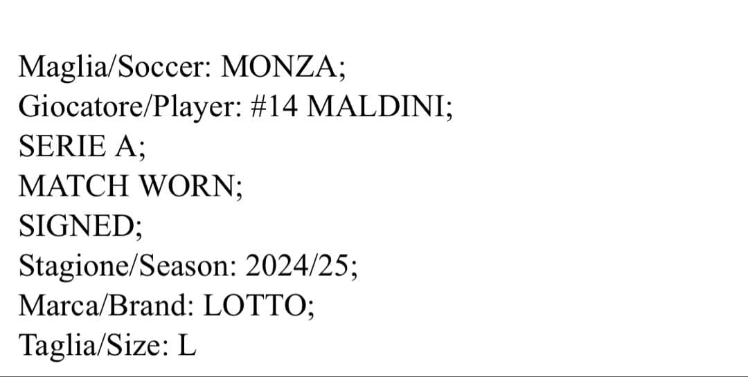 実使用サイン入り ダニエル・マルディーニ モンツァ