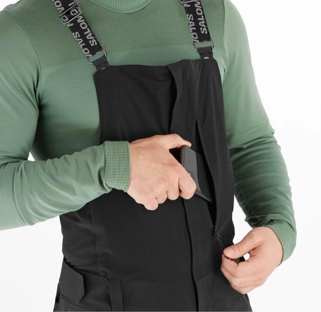 SALOMON GORE-TEX ブラックオーバーオール