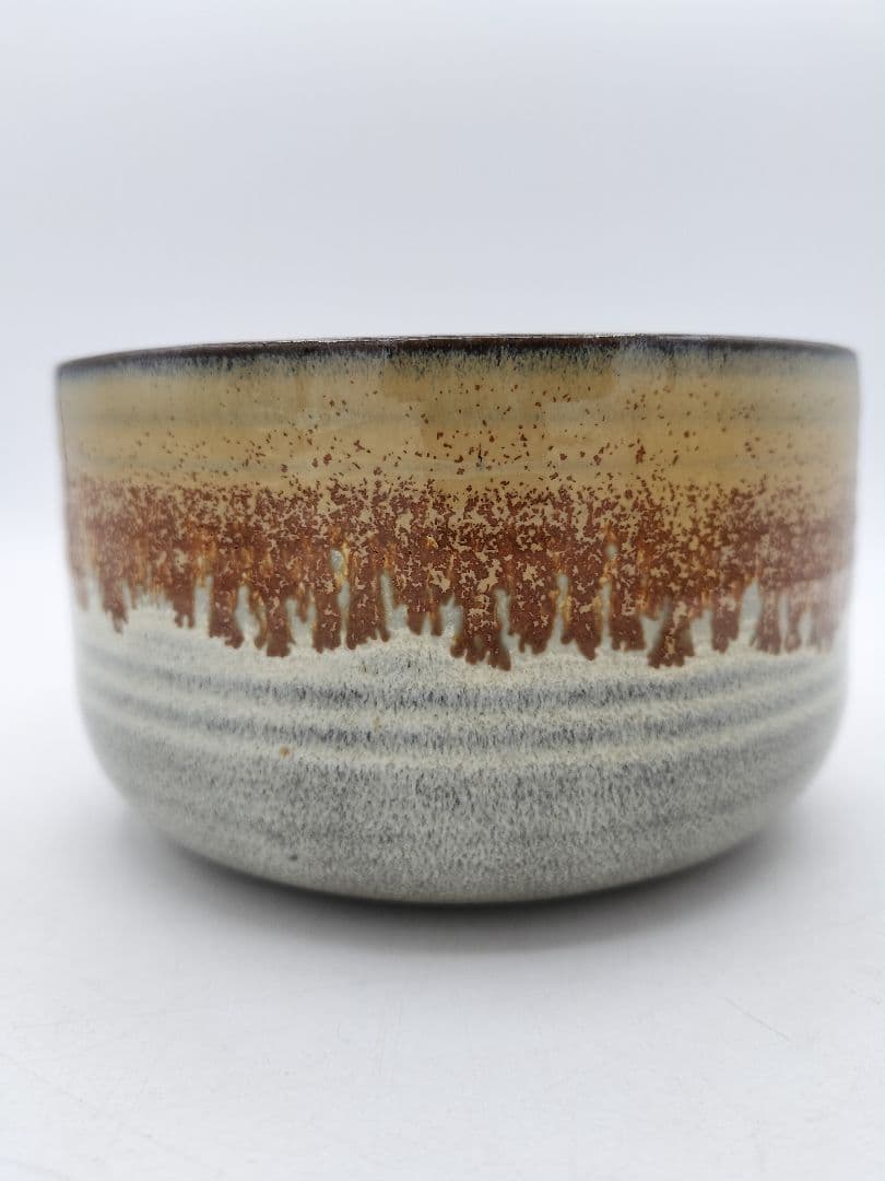 c870 【未使用】建水 高取 鬼丸碧山 木箱 茶道具