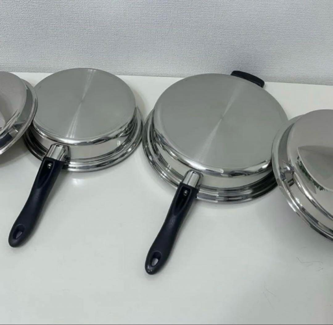 アムウェイ　大中フライパンセット