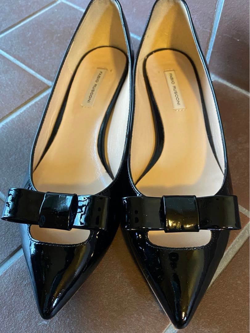 FABIO RUSCONI エナメル　シューズ　レディース