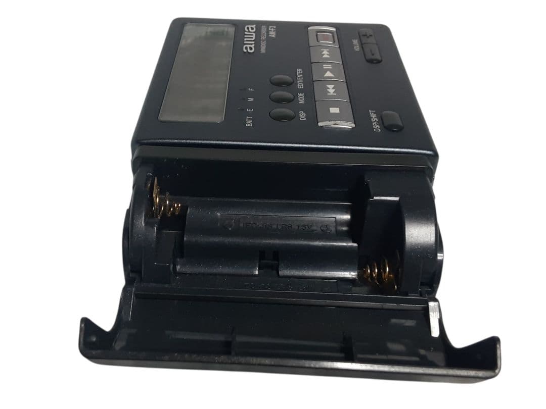 動作品 AIWA ポータブルMDレコーダー AM-F3 aiwa