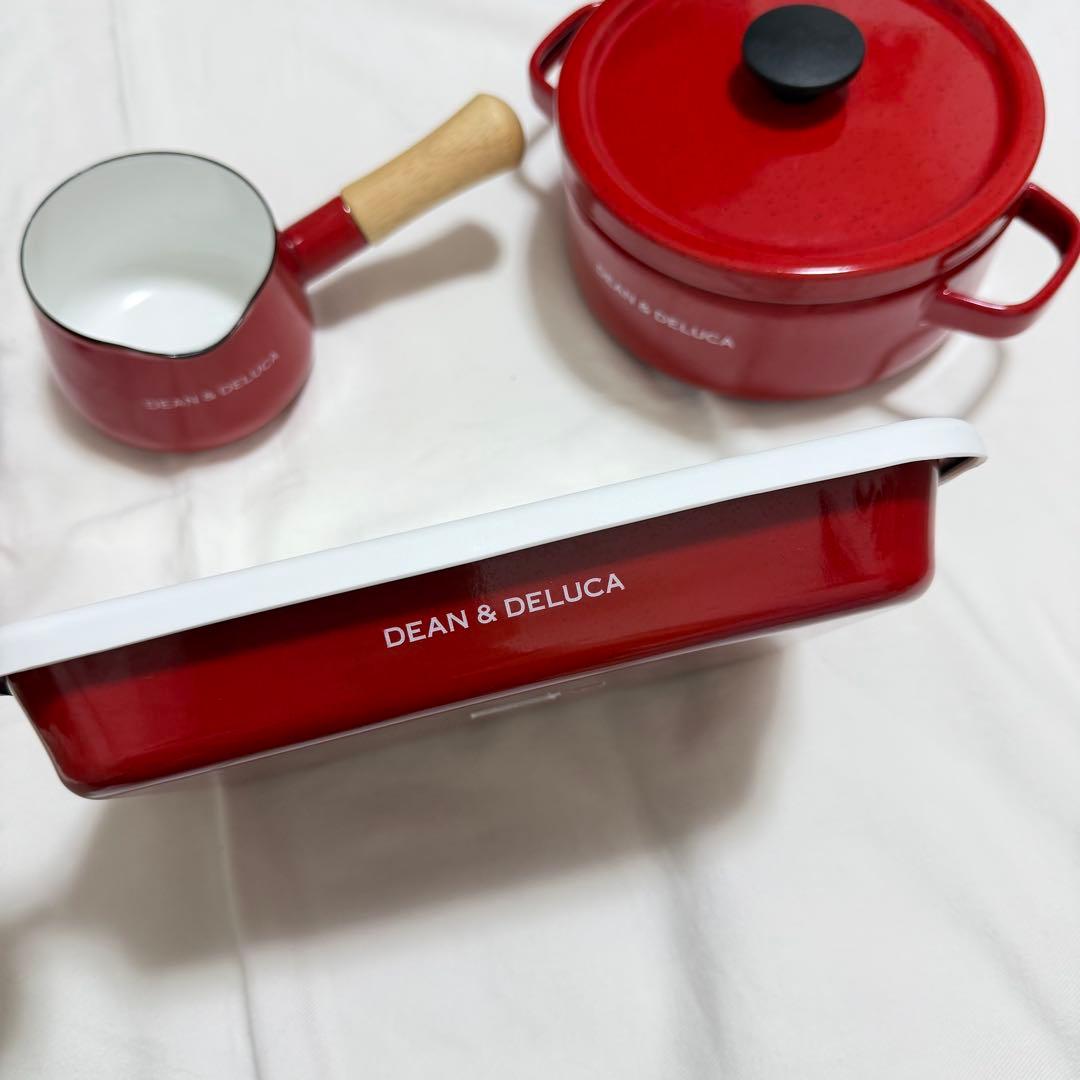 DEAN & DELUCA キッチン雑貨5点セット ホリデーレッド 赤