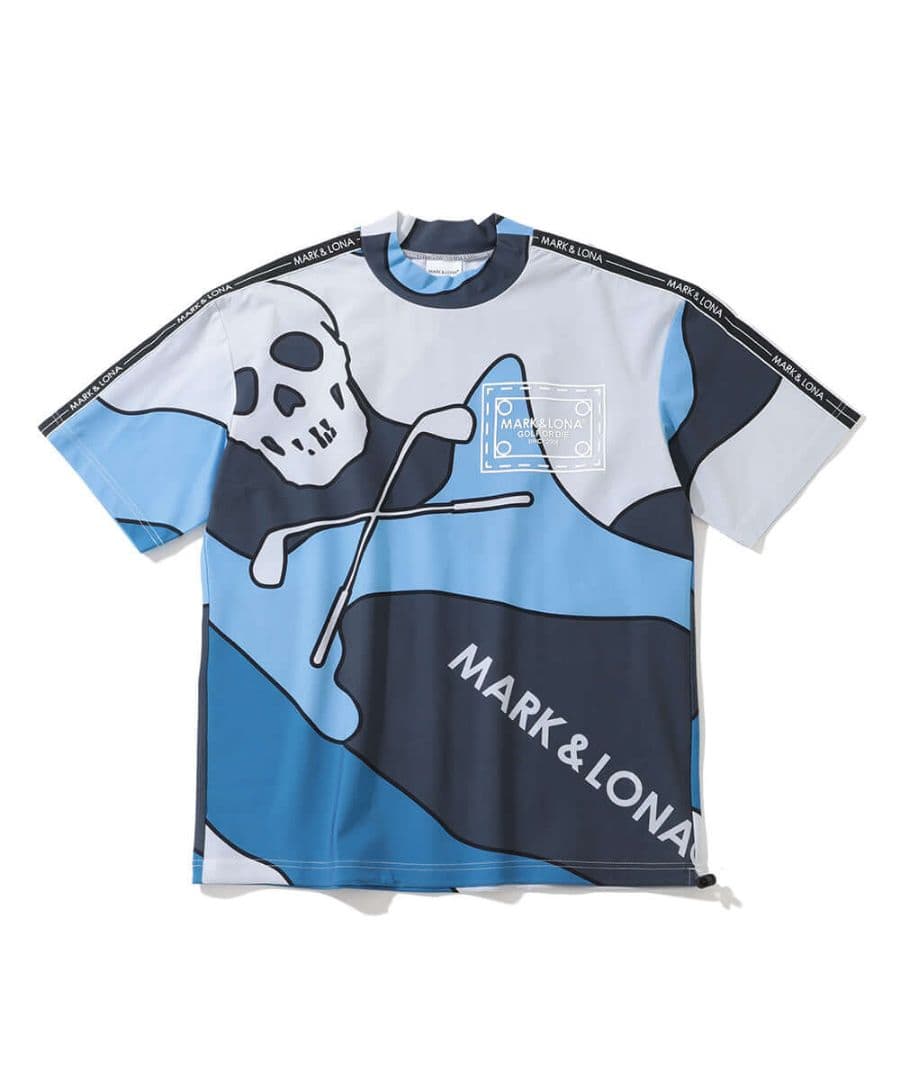 新品未使用 MARK&LONA モックネックTシャツ 48 L オーバーサイズ