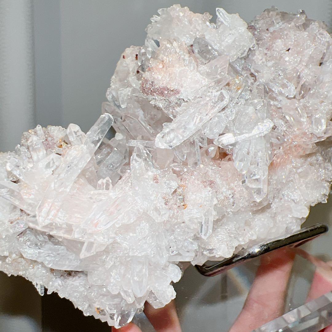 294g ピンクレムリアンクォーツ クラスター BN-146