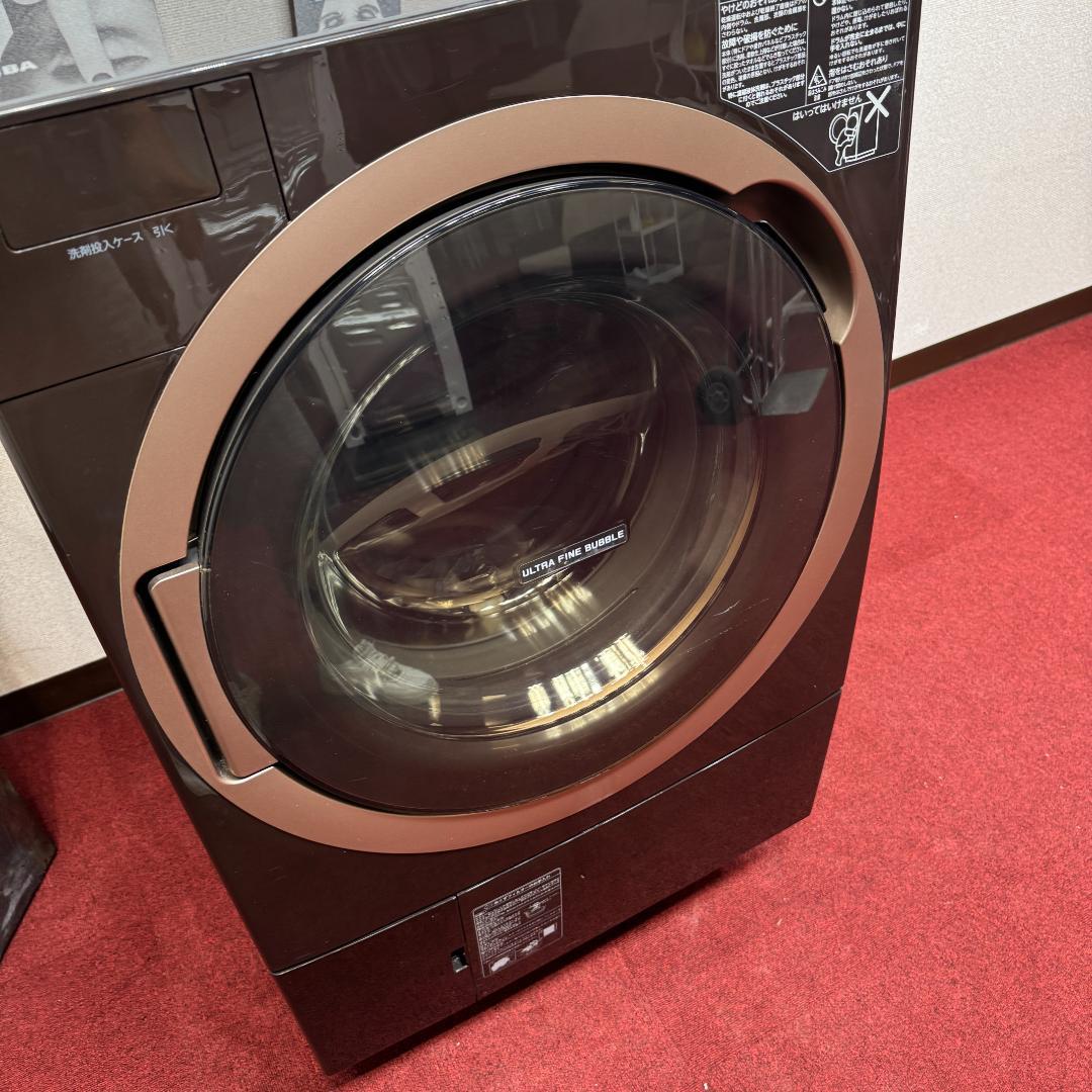 東京23区送料無料　超美品東芝ドラム型洗濯乾燥機　12/7㎏　ドラム内清掃済み