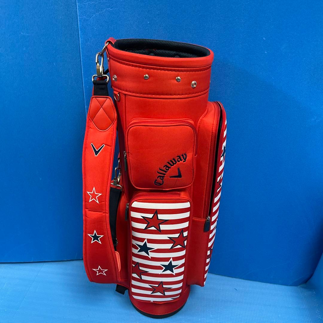 Callaway ゴルフキャディバッグ 赤