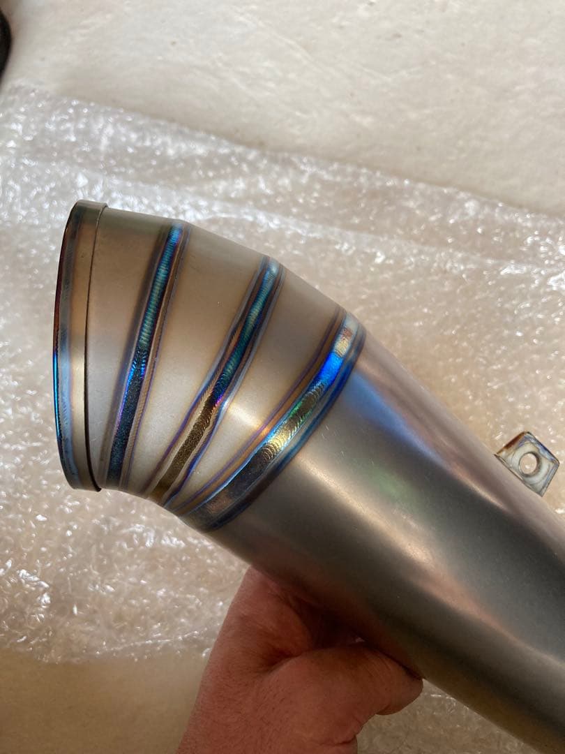 チタンサイレンサー・メガホンGP φ60.5.内50㎜パンチング