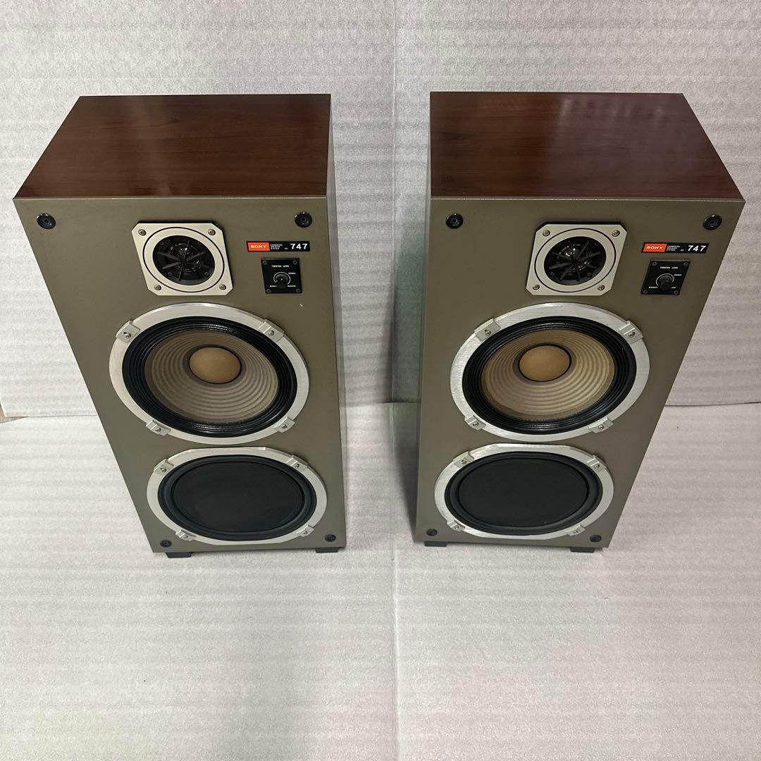 稀少『SONY SS-747 2WAYスピーカー 』日本ヴィンテージ ジャンク品
