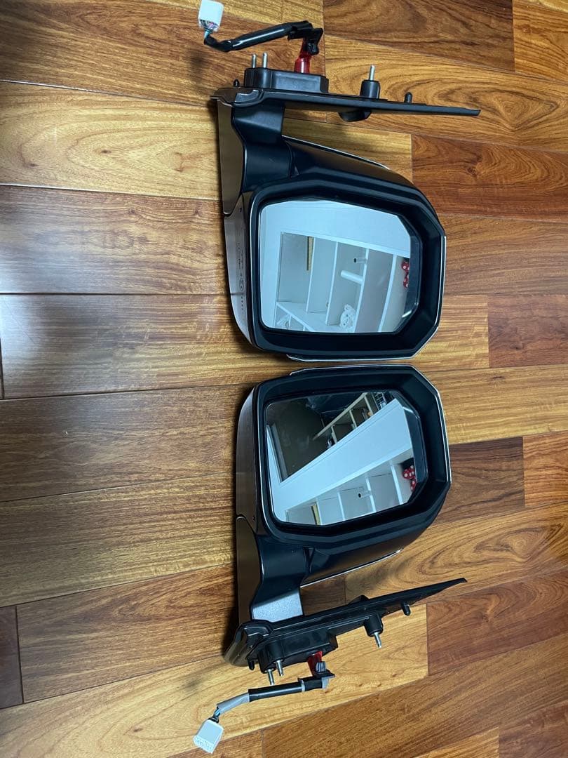 トヨタ 純正 200系 ハイエース 6型 ドアミラー 左右セット ヒーター付き