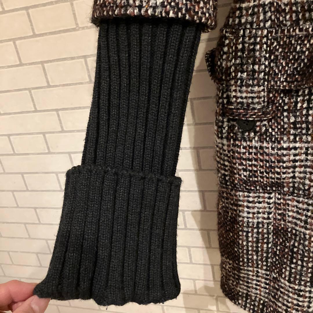 ココペリです ‼️モヘヤ・アルパカ混　異素材コート❤️