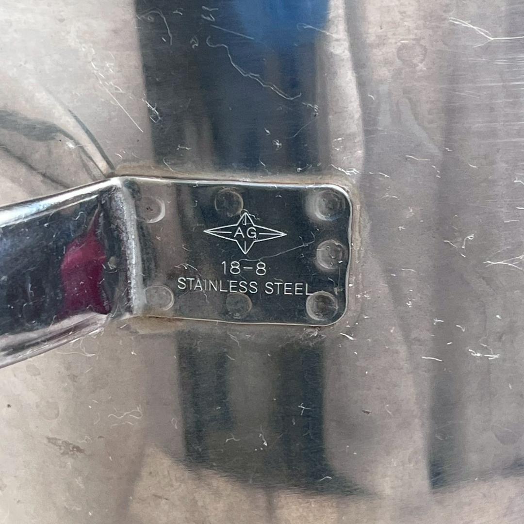 【40ℓ】 寸胴鍋 業務用 18-8 ステンレス製 蓋あり 直径42cm