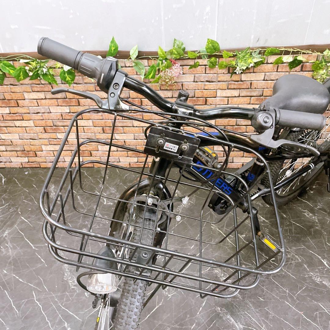 【89】子供用自転車 子供車 STIVERS ブラック 24インチ 外装変速付き