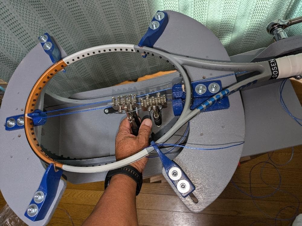 ストリングマシン(ガット張り機)TG-4 ③