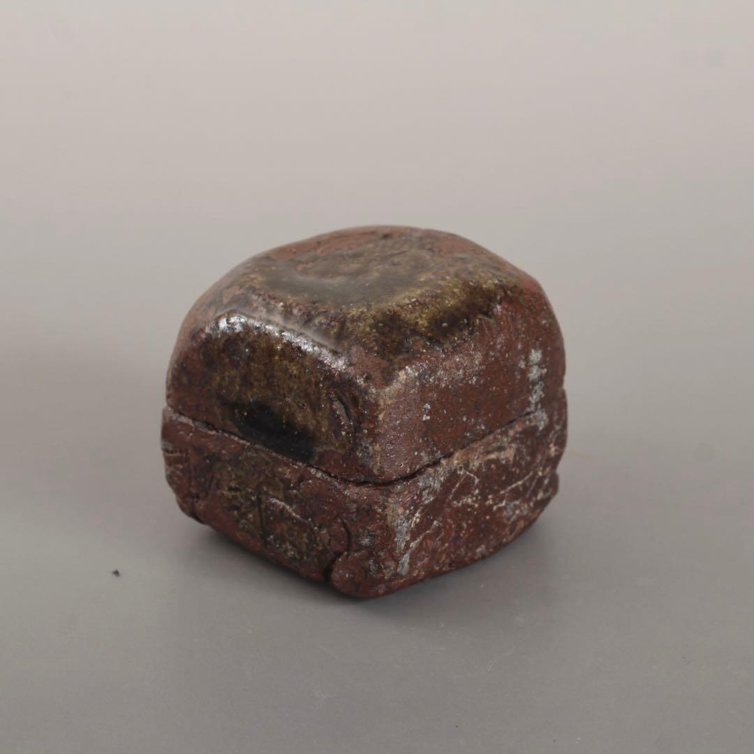 伊賀 伽藍石 香合 茶道具 古美術 古道具 アンティーク