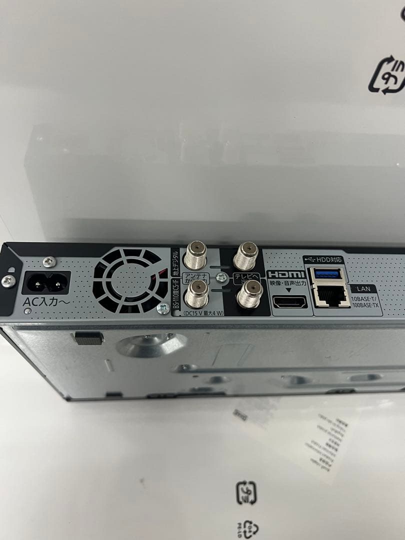 Panasonic ブルーレイレコーダー1TB 2チューナーDMR-2W101