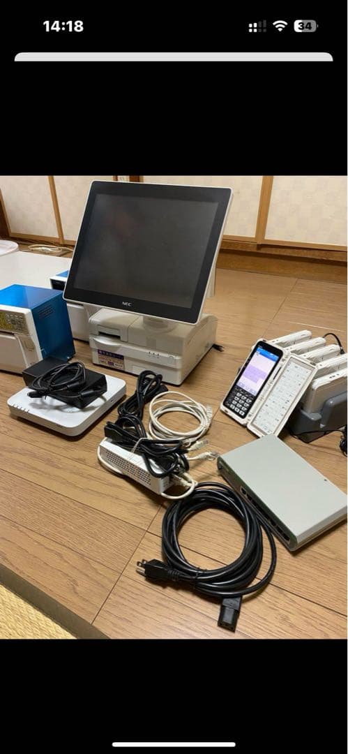 NEC レジシステム FWP7121WS2 モニター付きPWPY712W52