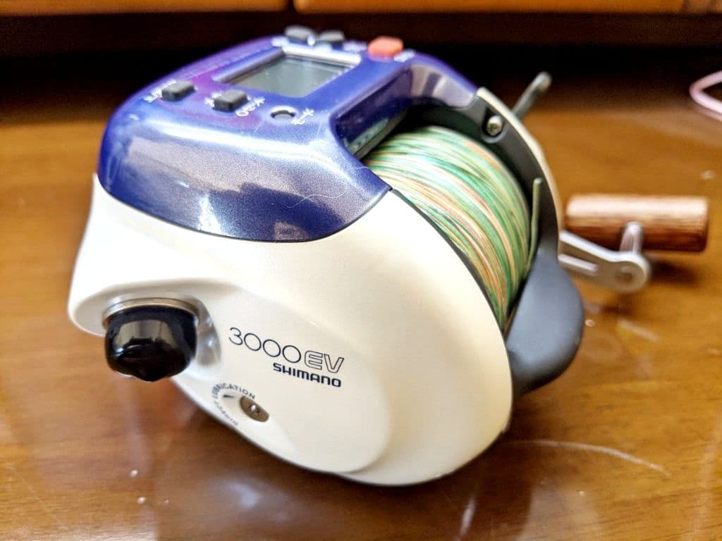 シマノ　電動丸3000EV【純正コード付】【美品】【軽メンテ済】【動作確認済】