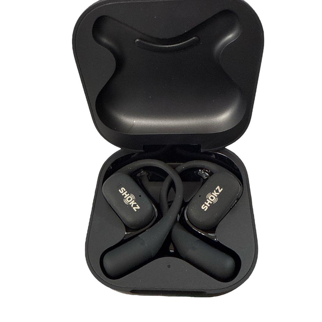 Shokz OpenFit ワイヤレスイヤホン 本体 外箱 専用ケース カバー付