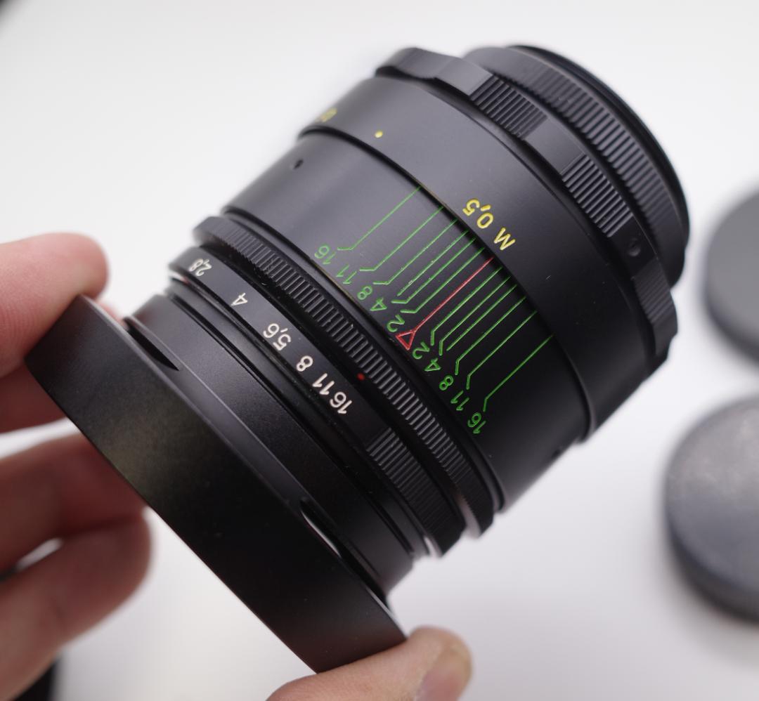 18　未使用　ぐるぐるボケレンズ　 ヘリオス　44-2　M42