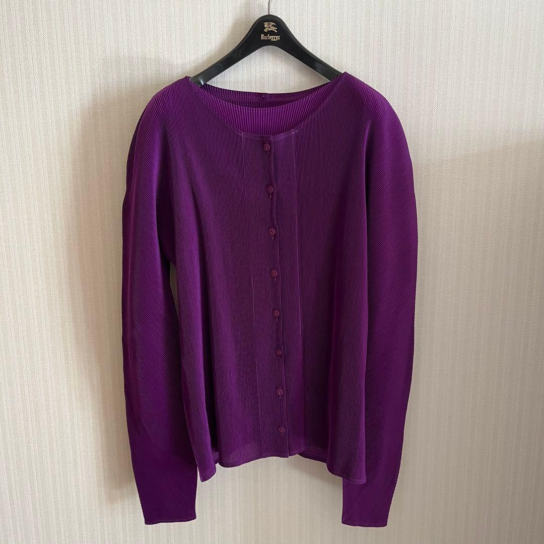 PLEATSPLEASE イッセイミヤケ ミストアンサンブル　パープル