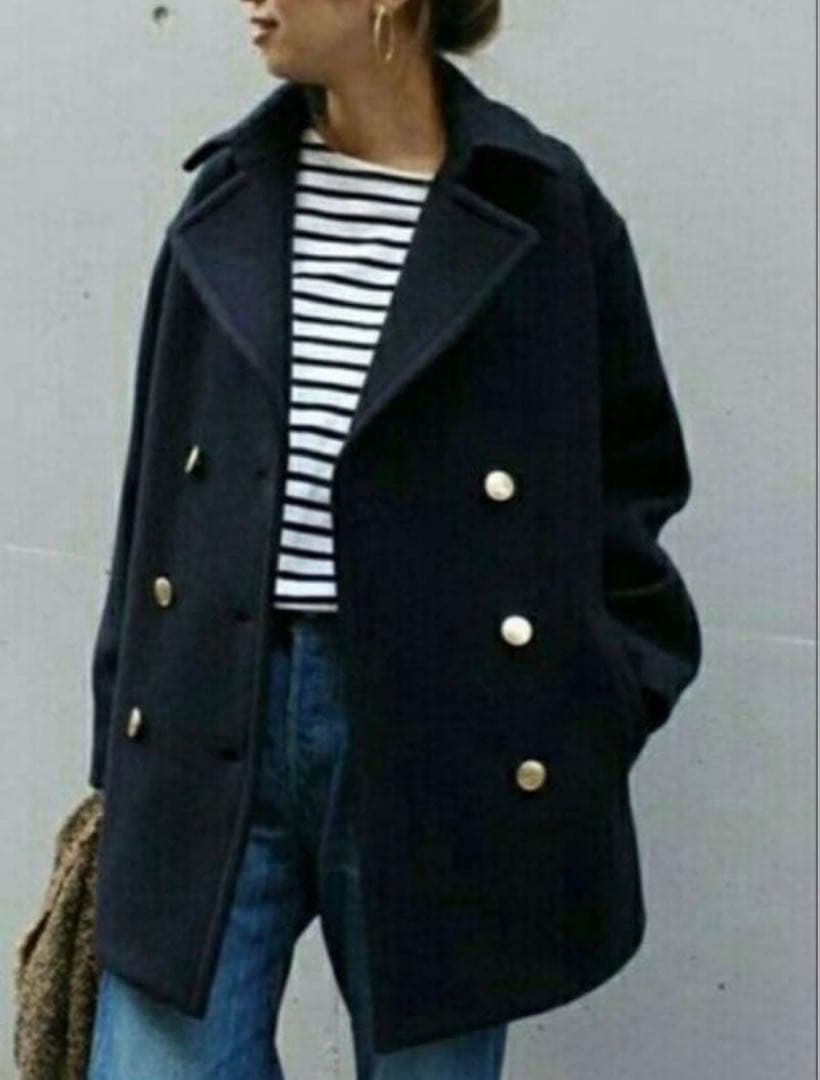 【FRAMeWORK】ラムリバーメルトンPコート♪36♪