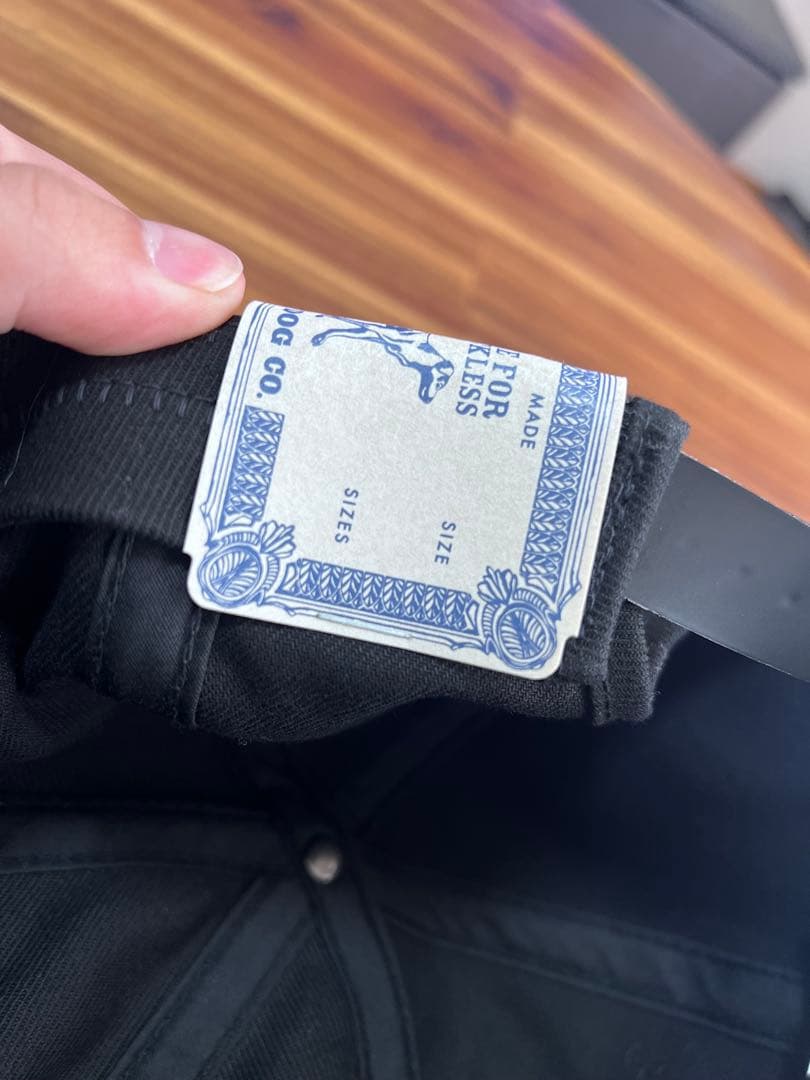 H.W.DOG & CO. ブラックキャップ(サイズ40)