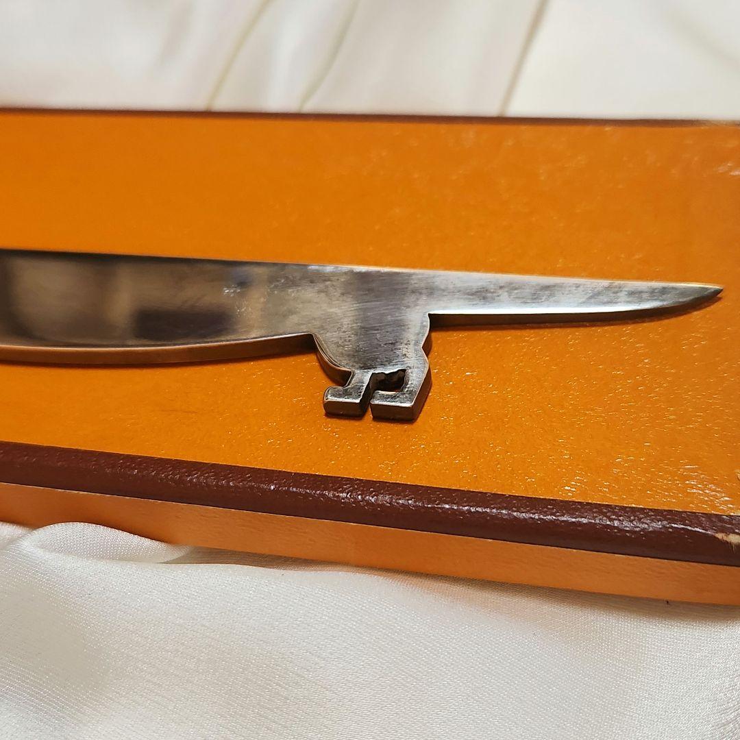 エルメス　ヴィンテージ　ペーパーナイフ　ダックスフンド