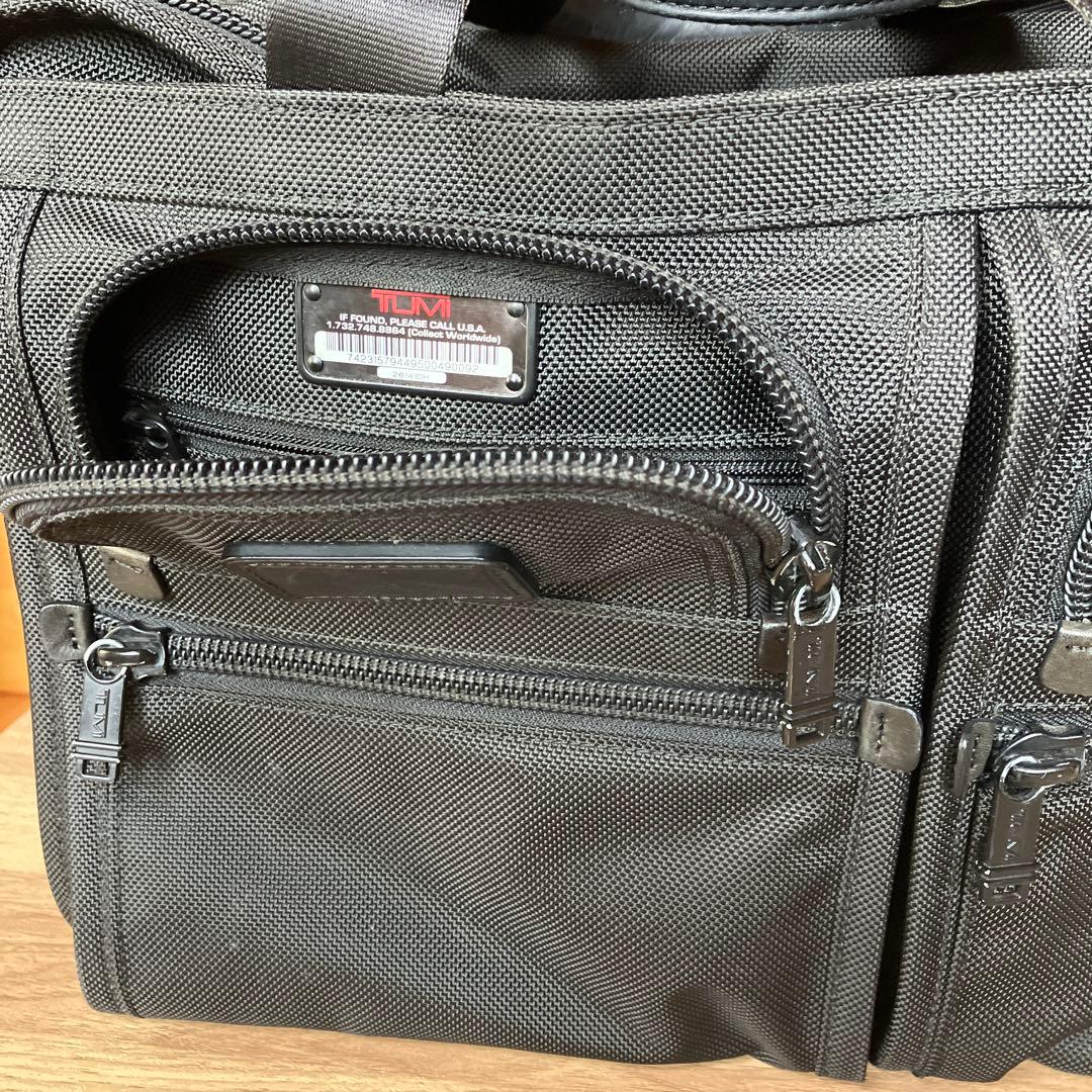 TUMI 26141DH ALPHA ビジネスバック　使用頻度少　長期保管品