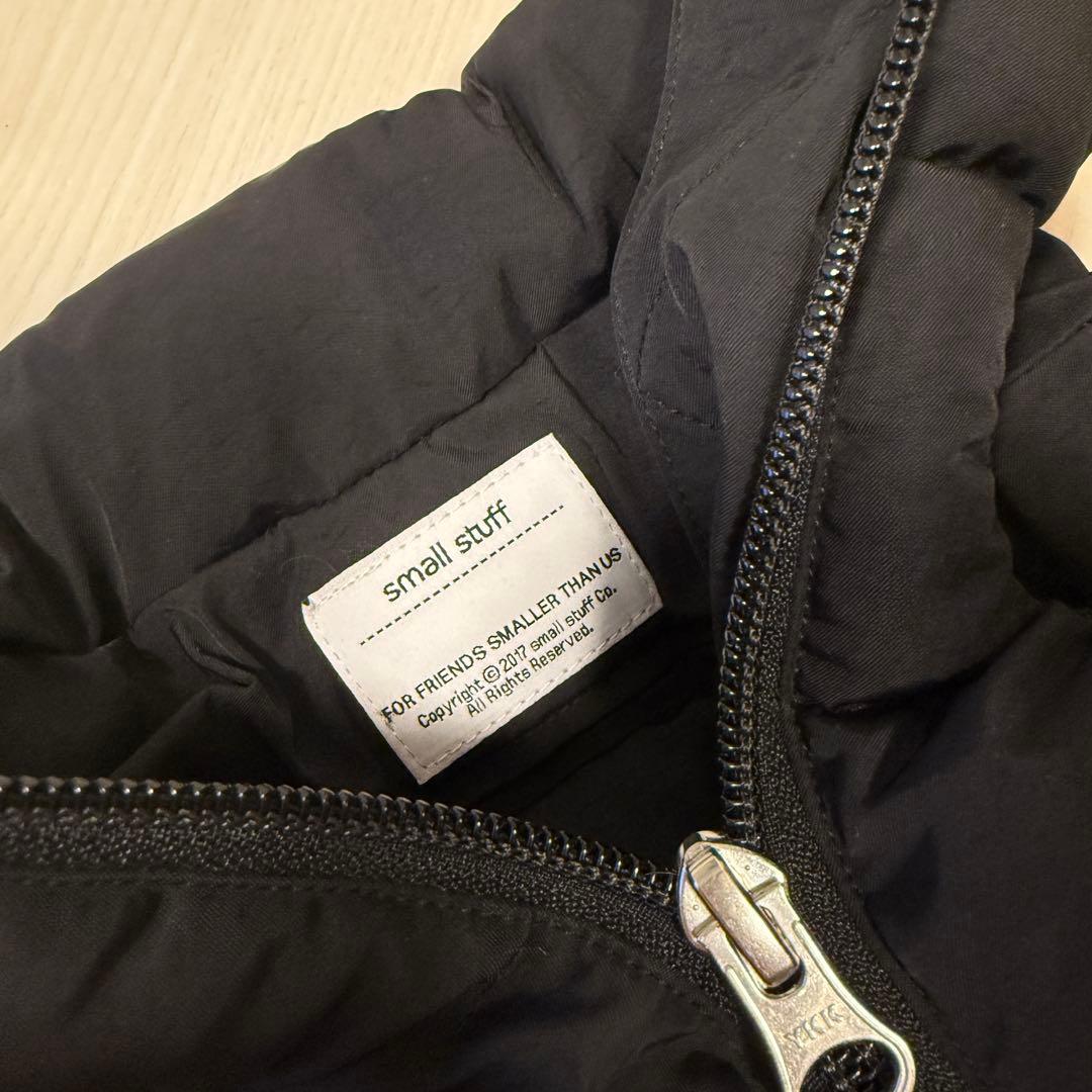 small stuff 小型犬用 黒 ダウンジャケット