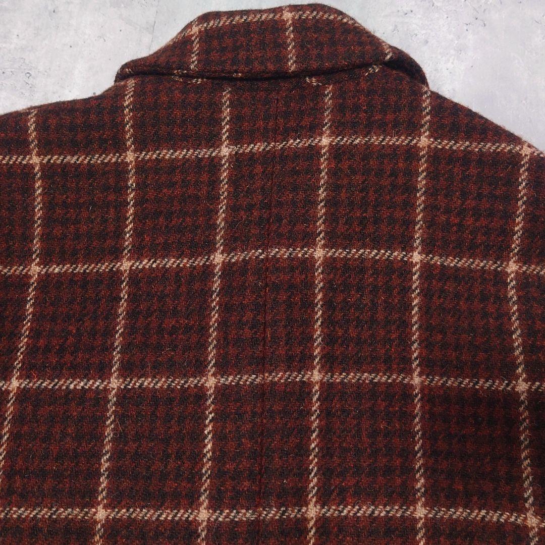 マーガレットハウエル ハリスツイード チェック ウールコート サイズ2