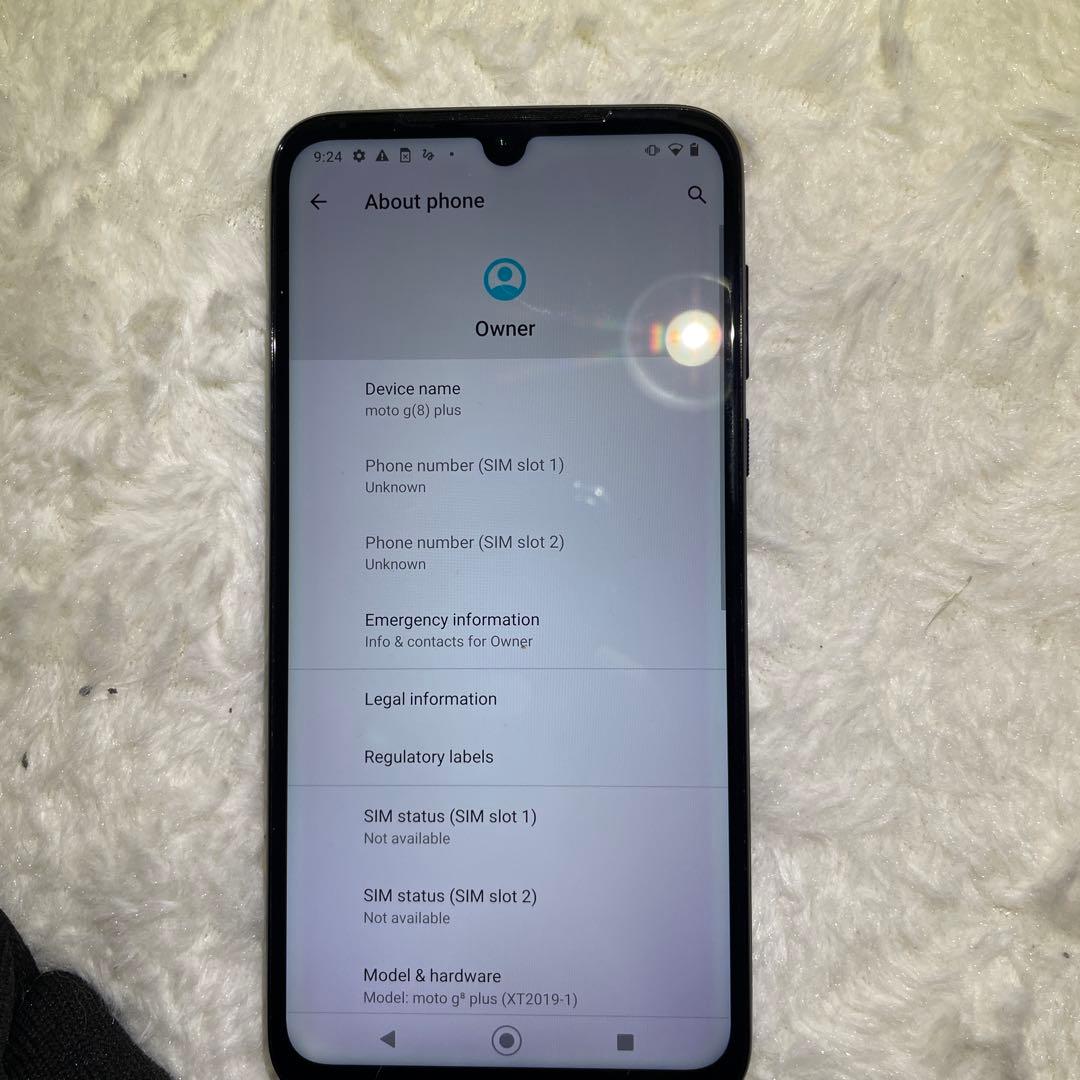 Motorola G8 plus SIMフリー
