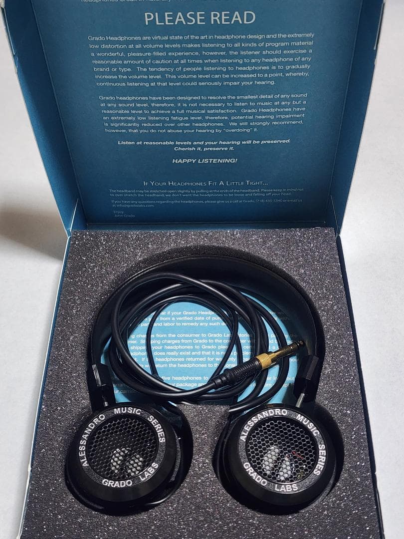 ヘッドホン Alessandro Music Series One / Grado OEM