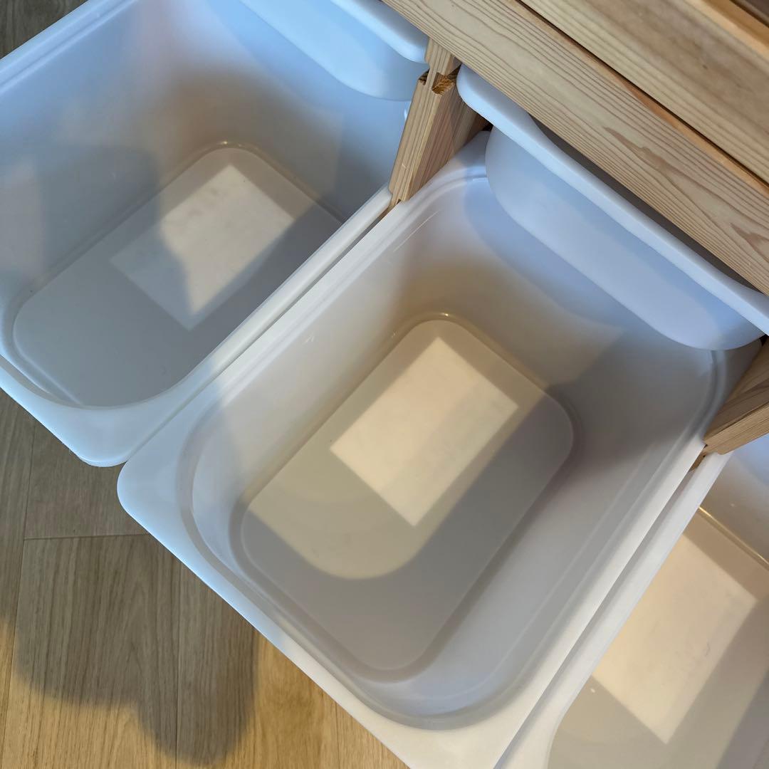 IKEA トロファスト　収納　ラック　ボックス6つ付き