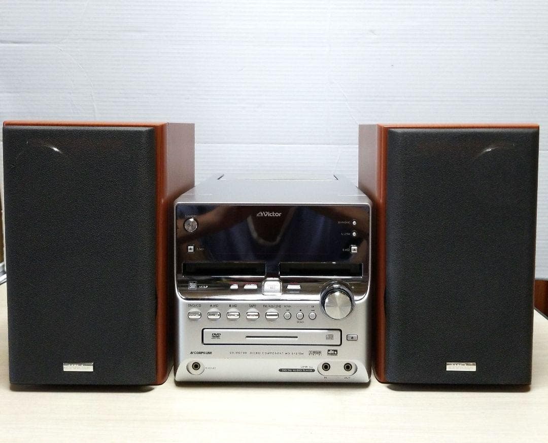 【美品】Victor ビクター DVD/MD/TAPE コンポ