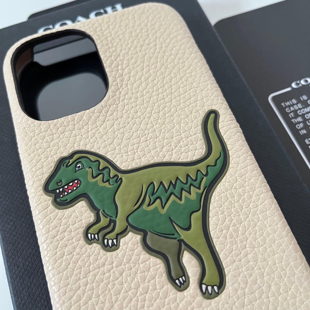 コーチ☆新品☆COACH レキシー iPhone16 ケース/レザー アイボリー